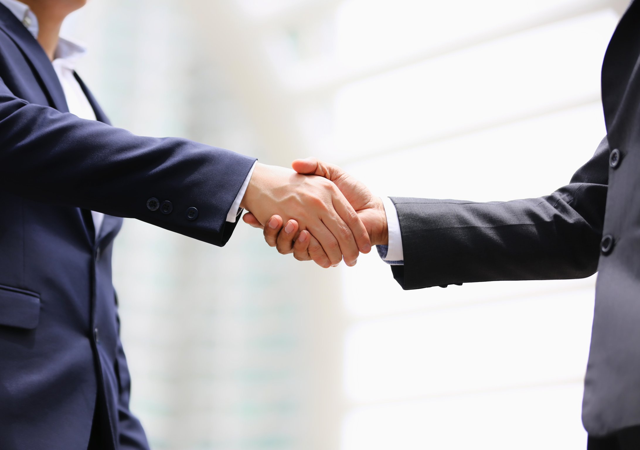Business Partners Shaking Hands